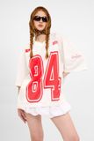  Áo thun Degrey Jersey cổ tim in hình thời trang thể thao nam nữ màu trắng - JERT 