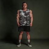  Áo ba lỗ Degrey Tanktop màu camo đen thời trang thể thao - TANKCAMODEN 