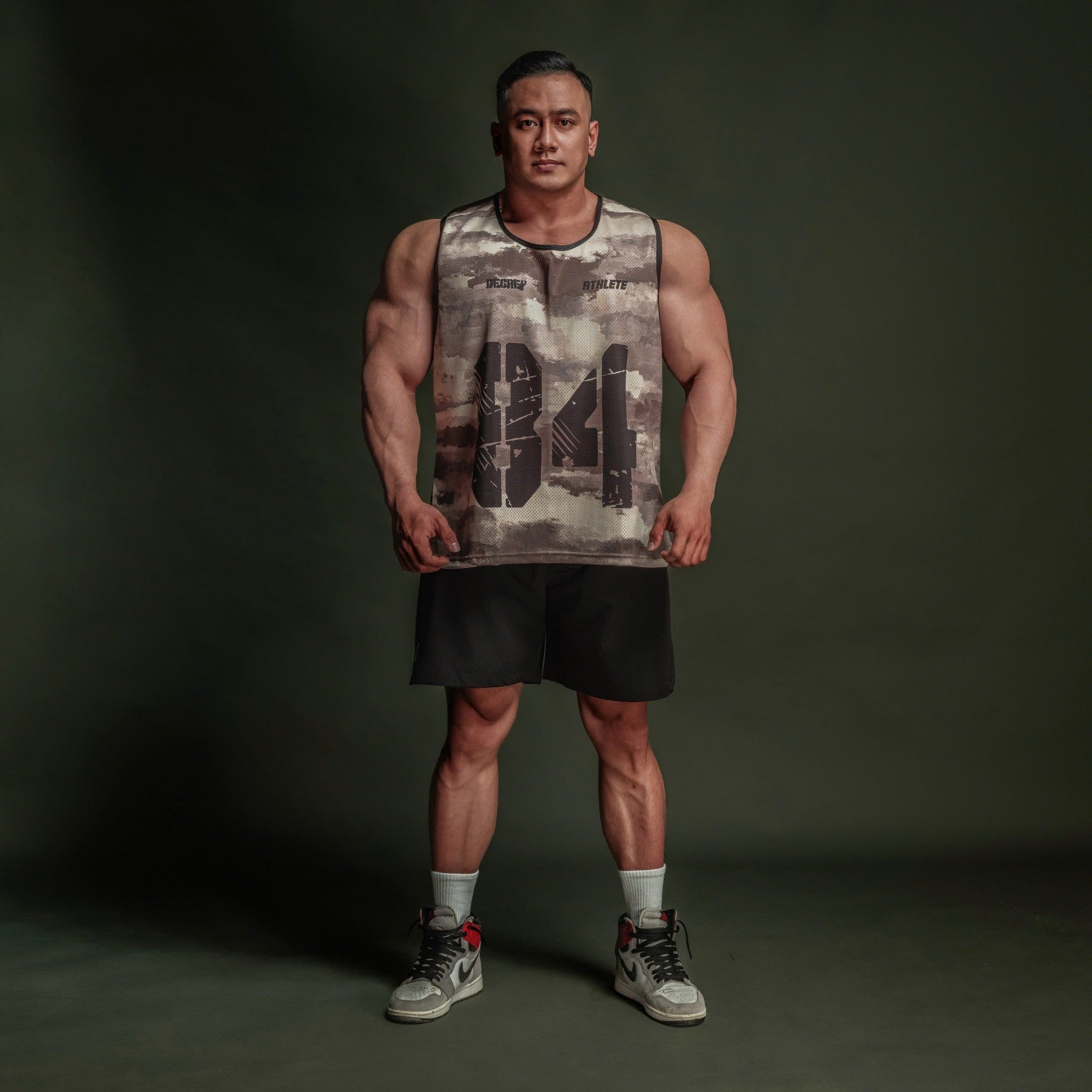  Áo ba lỗ Degrey Tanktop màu camo thời trang thể thao - TANKCAMO 