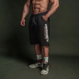  Quần lửng chân cua màu đen in logo Degrey short pant - SHOPADLOGO 