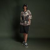  Áo thun Degrey Jersey cổ tim in hình thời trang thể thao nam nữ màu camo- JERCAMO 