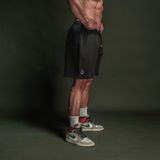  Quần dù ngắn màu đen thiết kế thể thao Degrey short pant - QADU 