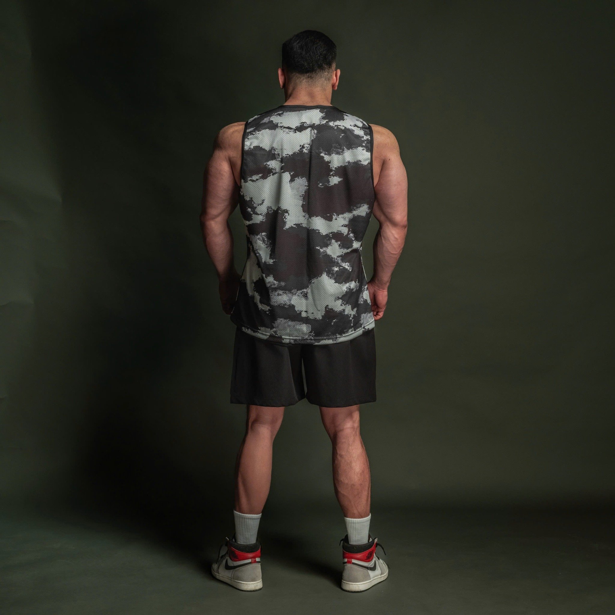 Áo ba lỗ Degrey Tanktop màu camo đen thời trang thể thao - TANKCAMODEN 