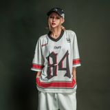  Áo thun Degrey Jersey cổ tim in hình thời trang thể thao nam nữ màu flexible x3- JERFLEX 