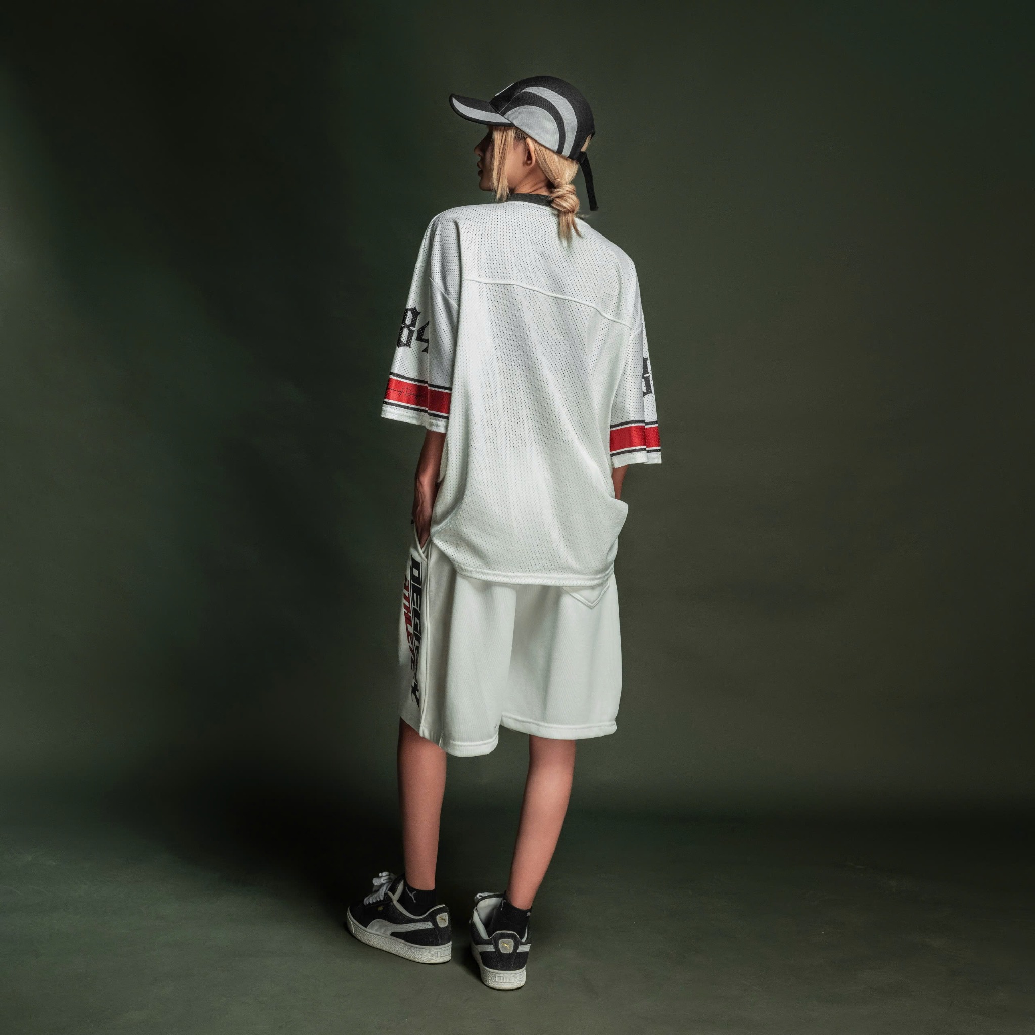  Áo thun Degrey Jersey cổ tim in hình thời trang thể thao nam nữ màu flexible x3- JERFLEX 