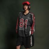  Áo thun tay dài màu đen Degrey Jersey long sleeve cổ tim in hình thời trang thể thao nam nữ Flexible x3 color - FLEXDEN 