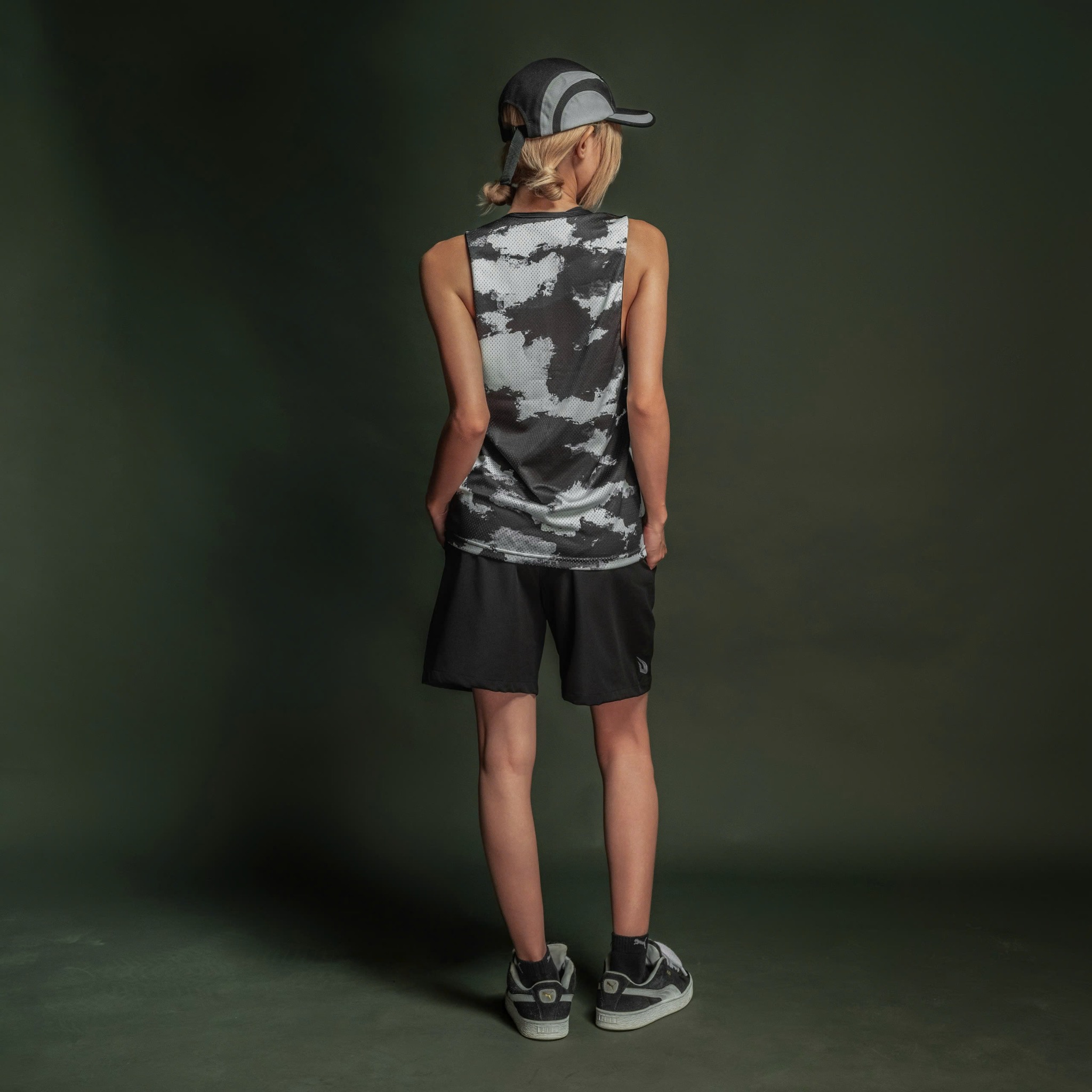  Áo ba lỗ Degrey Tanktop màu camo đen thể thao thời trang nam nữ - TANKCAMODEN 
