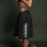  Quần lửng chất liệu chân cua màu đen in logo Degrey short pant thiết kế thời trang nam nữ - SHOPADLOGO 