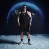  Áo Ba Lỗ Degrey Thun Gân màu ĐEN TankTop Rib - TANKRIBDEN 