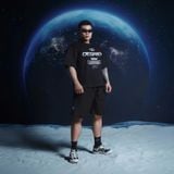  Áo Thun Degrey Cotton màu đen Tee Athlete Black - TEEATH 