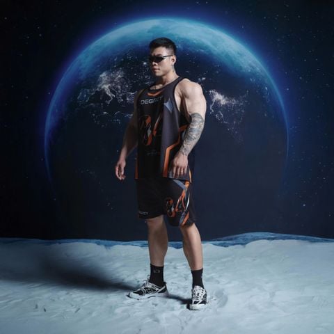  Áo ba lỗ Degrey Tanktop màu CAM Striker thể thao - TANKSTRIKCAM 