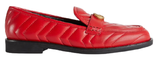 Giày Gucci Women's Loafer With Double G Red Leather 670399-BKO60-6549