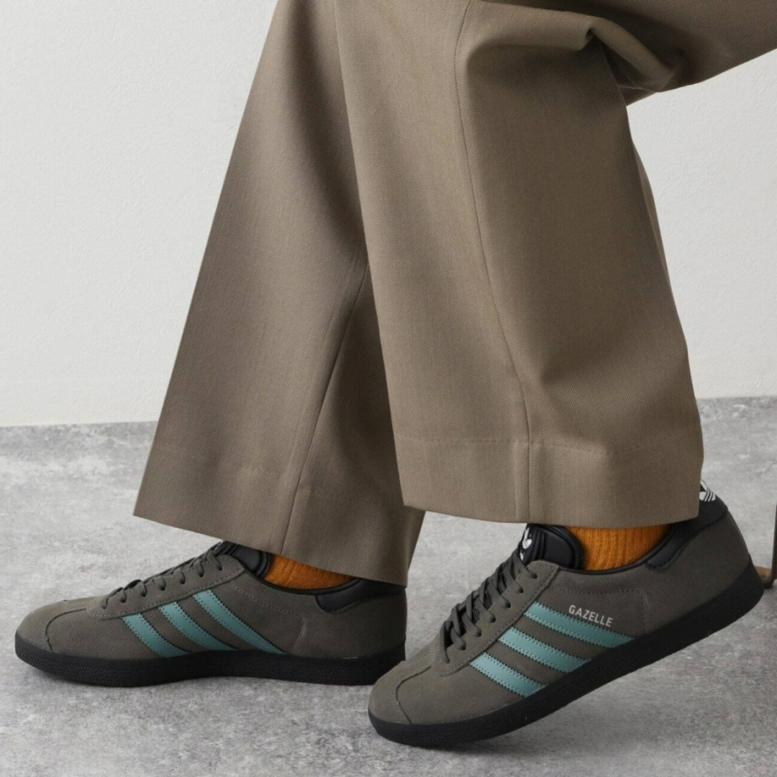 Giày Adidas Gazelle 'Olive Green Black' GX2209