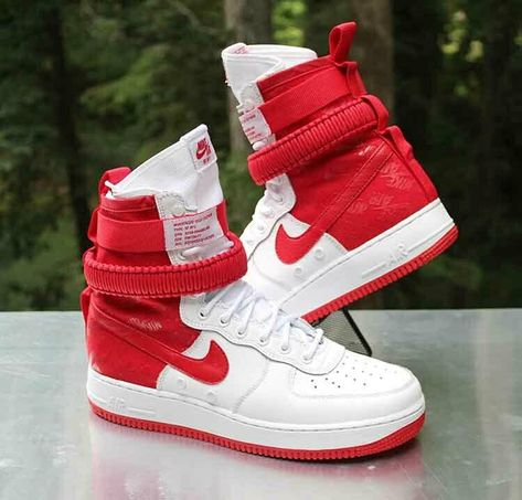 Giày Nike SF-AF1 High White 'University 