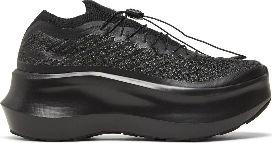 Giày Salomon Pulsar Platform x Comme Des Garcons 'Triple Black' L47195200