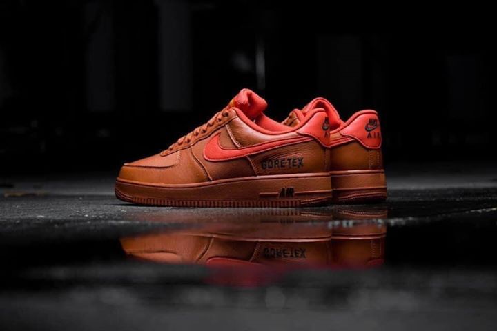 burnt orange air force ones