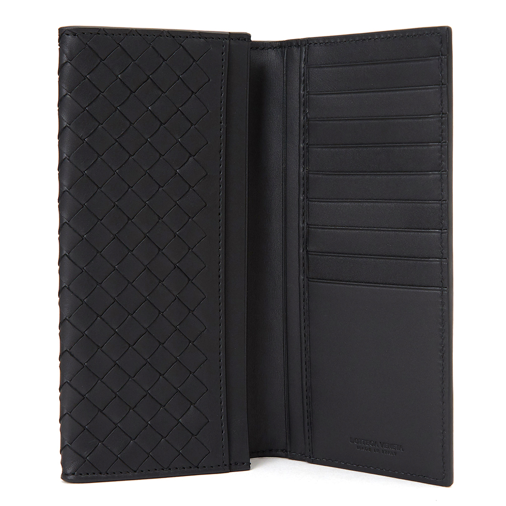 Ví Bottega Veneta Nero Intrecciato 'Black' 120697-V4651-1000