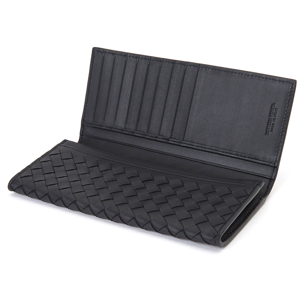 Ví Bottega Veneta Nero Intrecciato 'Black' 120697-V4651-1000