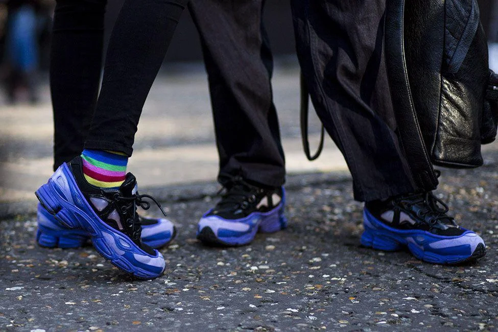 raf simons ozweego purple