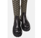 Giày Versace Leonidas Thigh High Boots Black Khaki 1002055-1A01533 ...