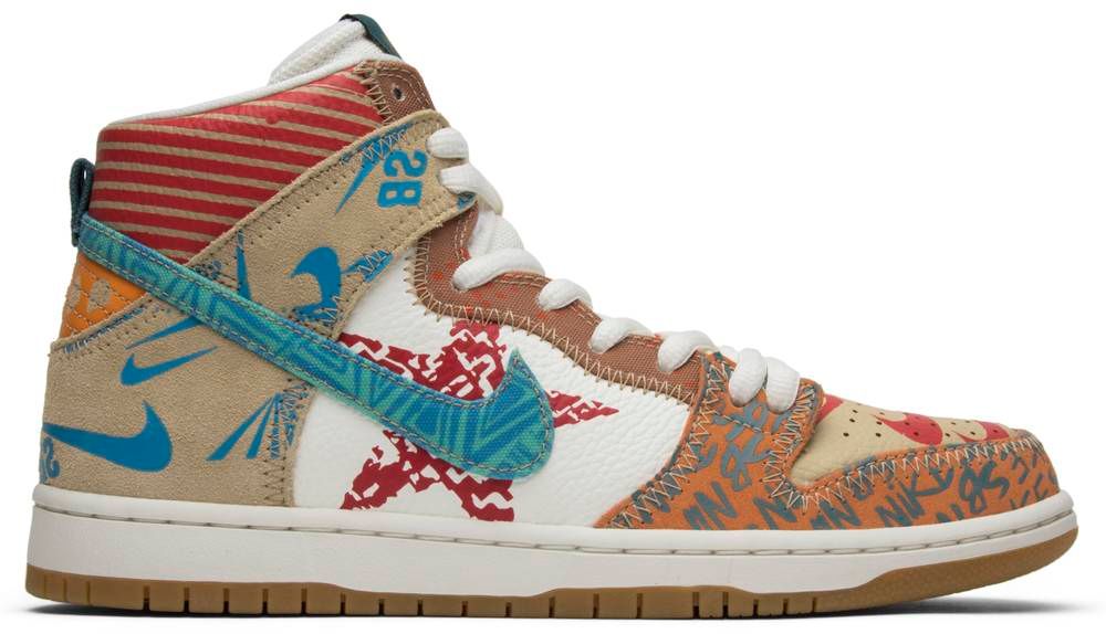 Nike Thomas Campbell x SB Dunk High 'What The' 918321-381 – AUTHENTIC SHOES