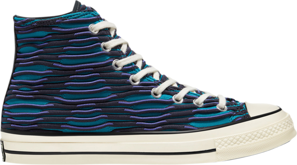 Giày Converse Chuck 70 High 'Vibrant Knit Ocean Depths' 168757C