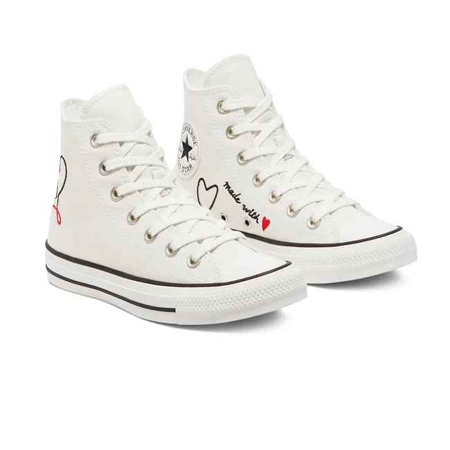 Giày Converse Chuck Taylor All Star High Made with Love White 171159C –  AUTHENTIC SHOES