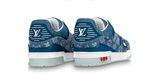 Giày Louis Vuitton Trainer Monogram Denim 1A8TSK
