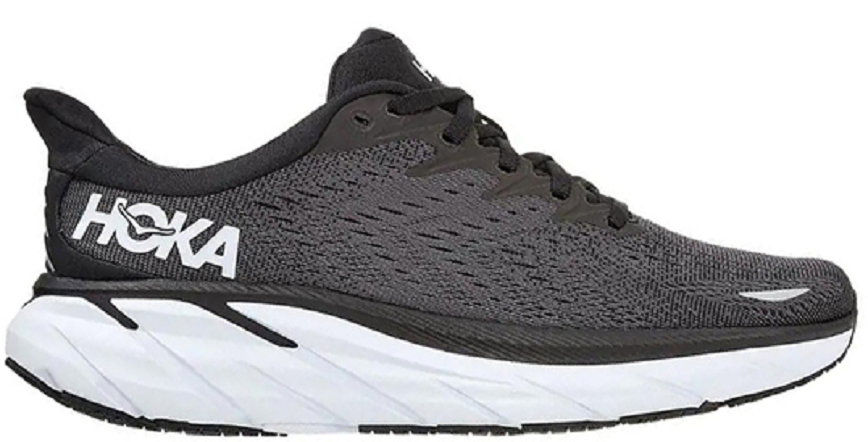 Hoka one one black white Clearance