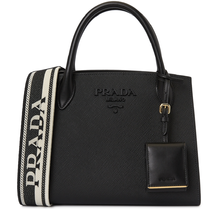 Túi Prada Saffiano Monochrome Small 'Black' 1BA156-2ERX-F0002