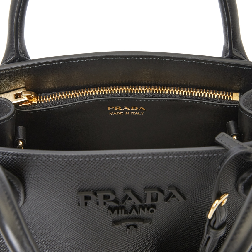 Túi Prada Saffiano Monochrome Small 'Black' 1BA156-2ERX-F0002