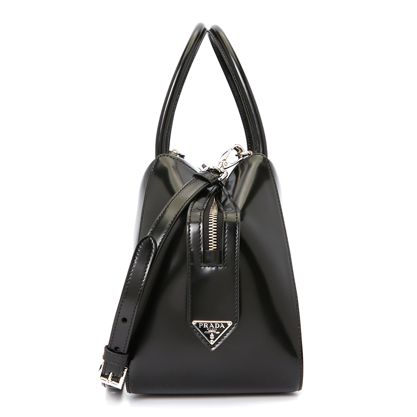 Túi Prada Logo Brushed Small Supernova 'Black' 1BA366-ZO6-F0002