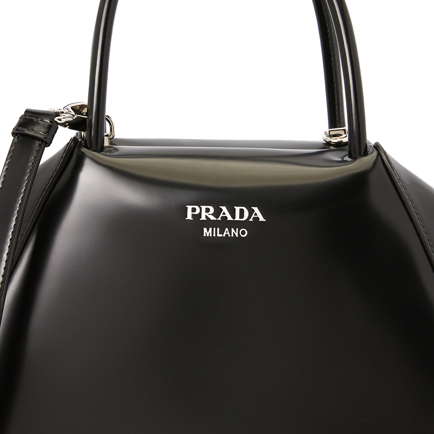Túi Prada Logo Brushed Small Supernova 'Black' 1BA366-ZO6-F0002