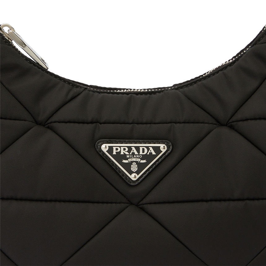 Túi Prada Triangle Logo Re-Nylon 'Black' 1BC151-RDJN-F0002