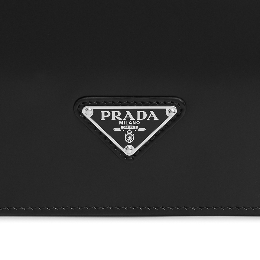 Ví Prada Spazzolato 'Black' 1BD307-ZO6-F0002