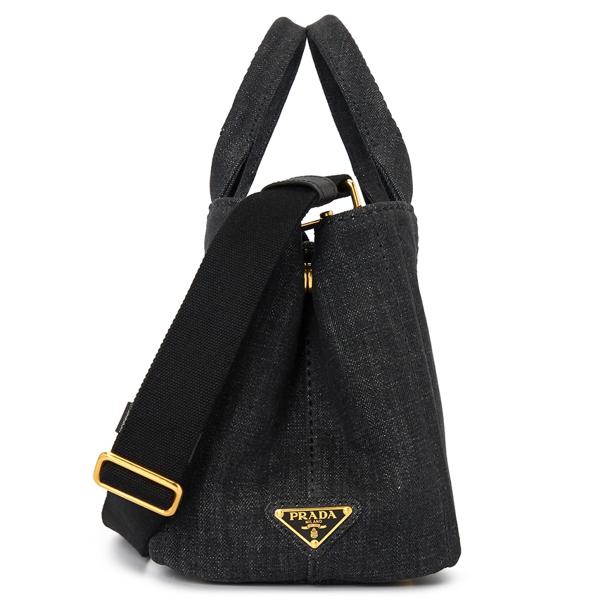 Túi Prada Canapa Denim 'Black' 1BG439-AJ6-F0002
