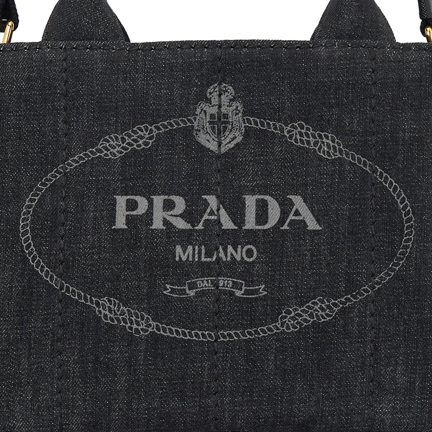 Túi Prada Canapa Denim 'Black' 1BG439-AJ6-F0002
