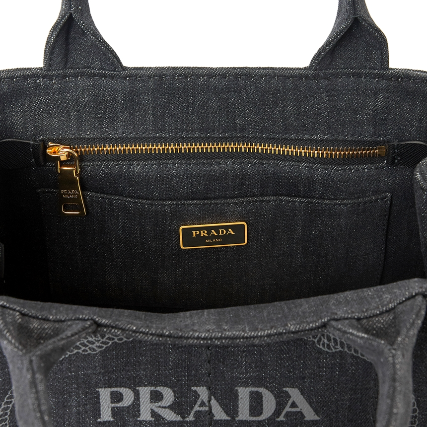 Túi Prada Canapa Denim 'Black' 1BG439-AJ6-F0002