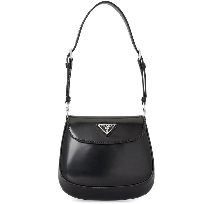 Túi Prada Spazzolato Cleo Mini 'Black' 1BH188-ZO6-F0002