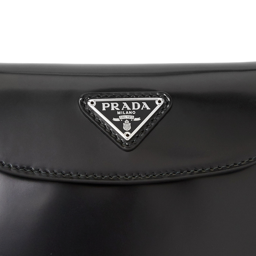 Túi Prada Spazzolato Cleo Mini 'Black' 1BH188-ZO6-F0002