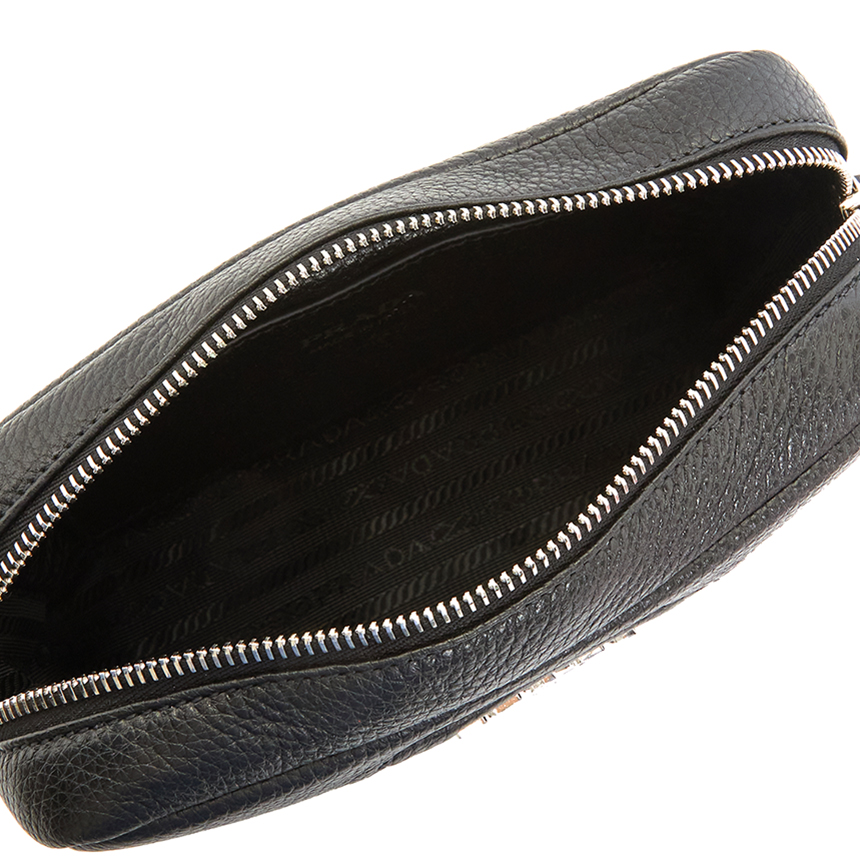 Túi Prada Vitello Dino 'Black' 1BH192-2DKV-F0002