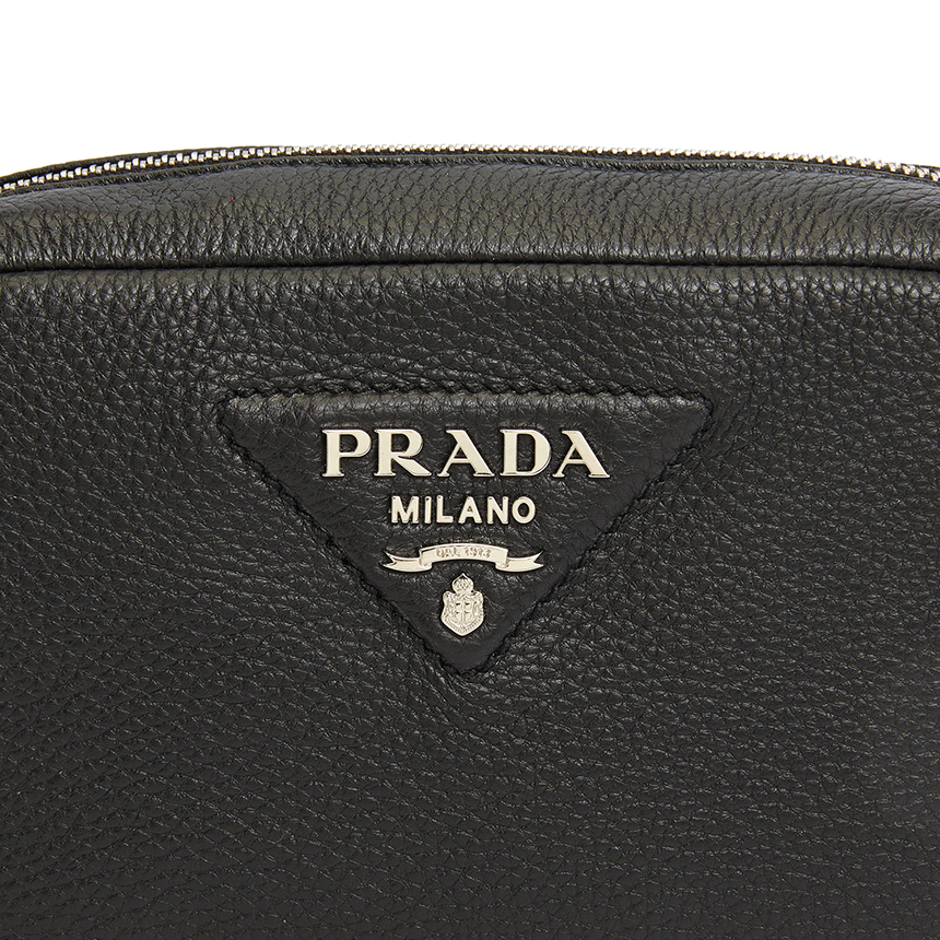 Túi Prada Vitello Dino 'Black' 1BH192-2DKV-F0002