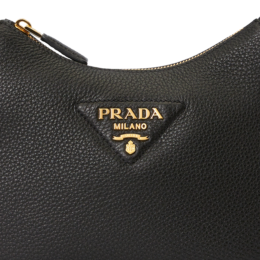 Túi Prada Vitello Dino 'Black' 1BH193-2DKV-F03C3