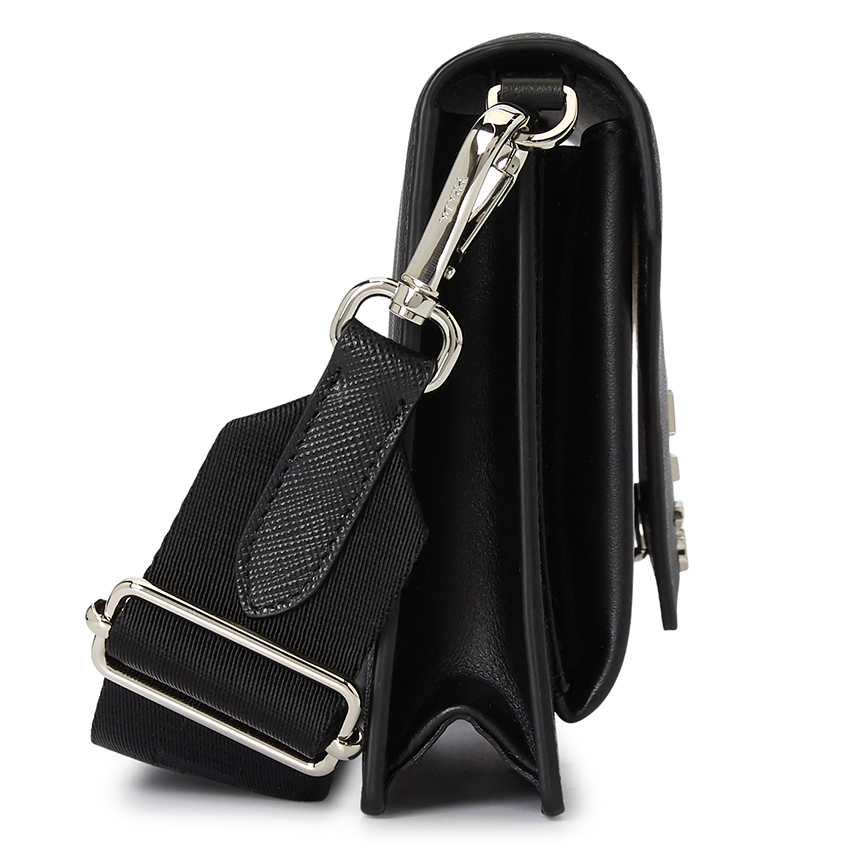Túi Prada Saffiano Envelope 'Black' 1BP020-2EVU-F0002