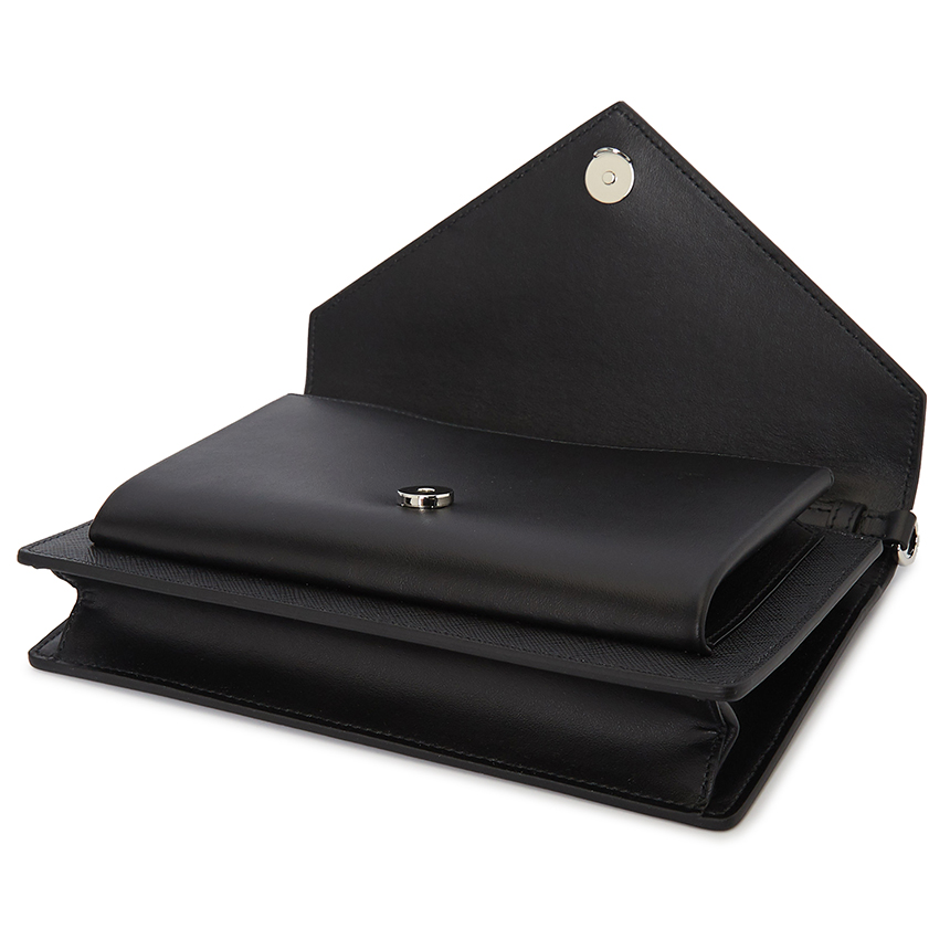 Túi Prada Saffiano Envelope 'Black' 1BP020-2EVU-F0002