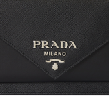 Túi Prada Saffiano Envelope 'Black' 1BP020-2EVU-F0002