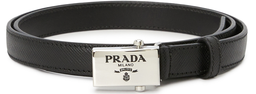 Thắt Lưng Prada Saffiano Logo 'Black' 1CC156-053-F0632