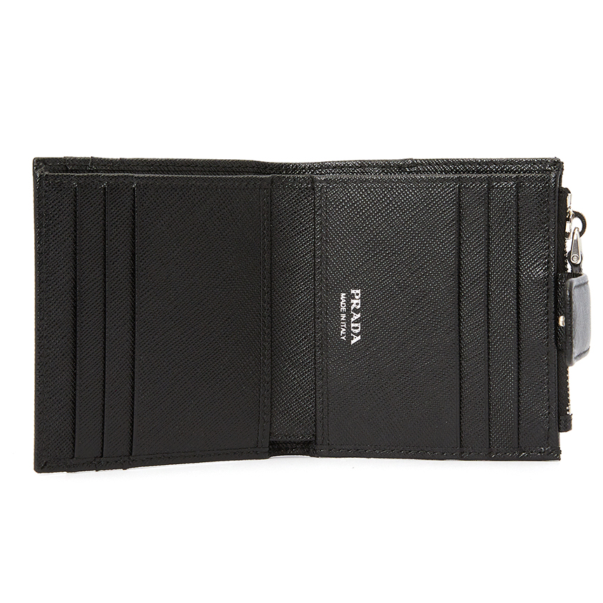 Ví Prada Saffiano Triangle 'Black' 1ML047-QHH-F0632