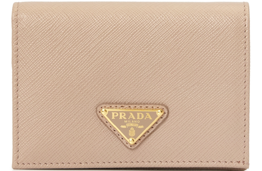 Ví Prada Saffiano Triangle 'Pink' 1MV021-QHH-F0236