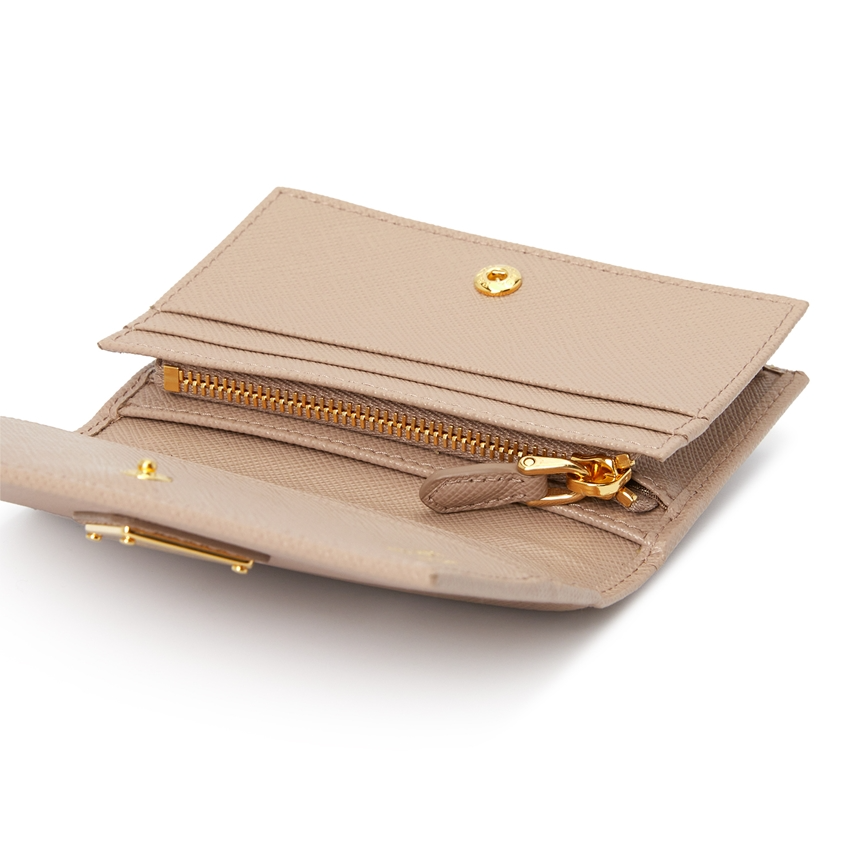 Ví Prada Saffiano Triangle 'Pink' 1MV021-QHH-F0236